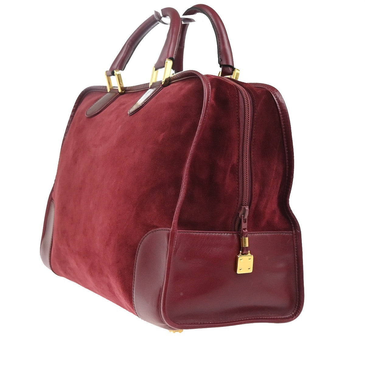 Loewe Amazona Suede Red Suede Handbag (Pre-Owned)