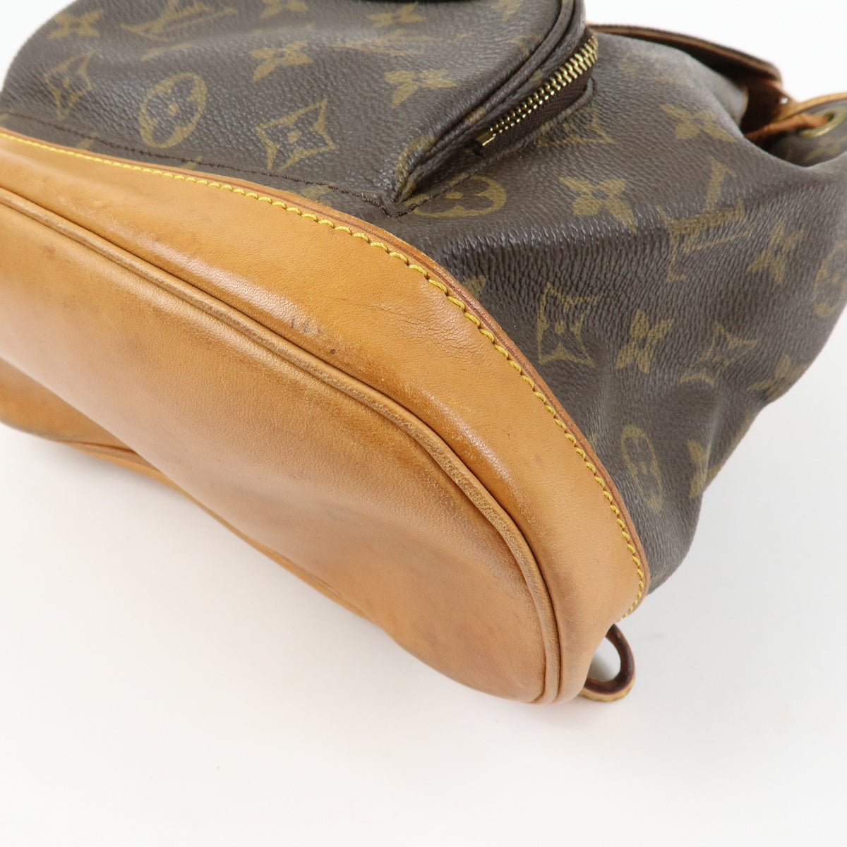 Louis Vuitton Vintage Montsouris Monogram Canvas Brown Canvas Backpack Bag (Pre-Owned)
