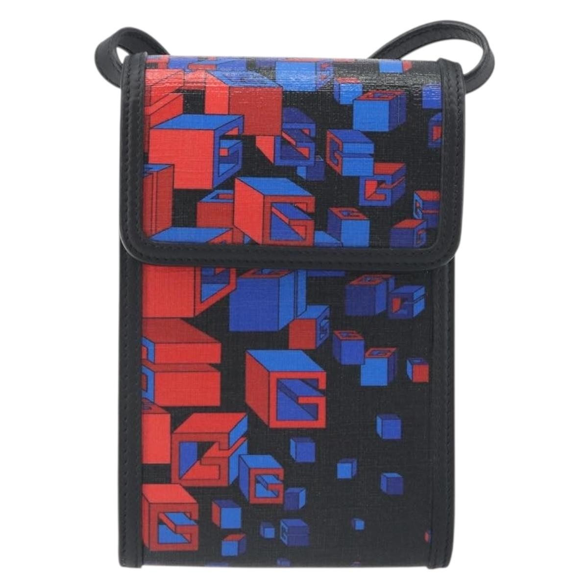 Gucci Flap Printed Coated Canvas Multicolour Pvc Shoulder Bag Bag (Pre-Owned)
