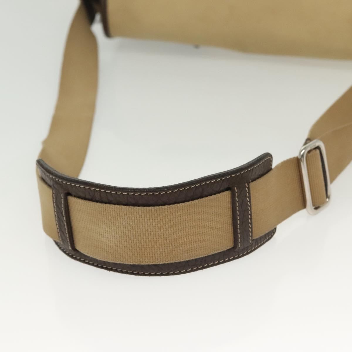 Prada Vintage Canvas Beige Canvas Shoulder Bag Bag (Pre-Owned)