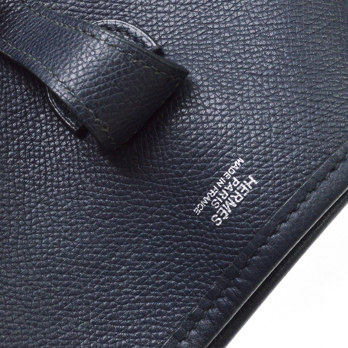 Hermes Evelyne Bag Gen I Epsom Navy Leather Handbag (Pre-Owned)