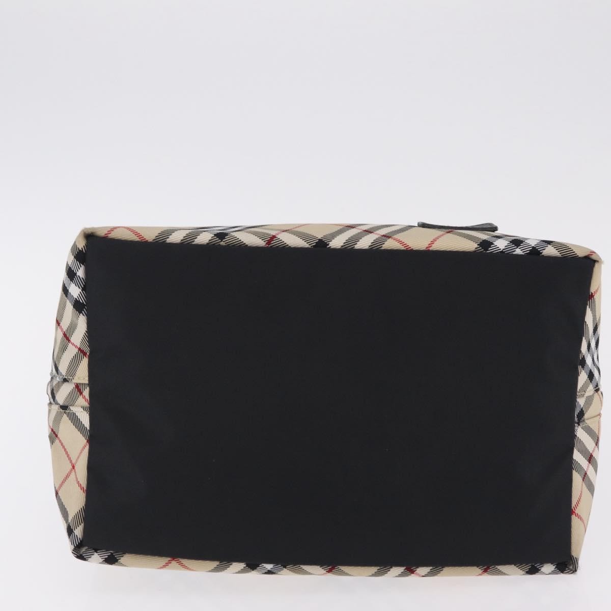 Burberry Nova Check Nylon Beige Nylon Handbag (Pre-Owned)