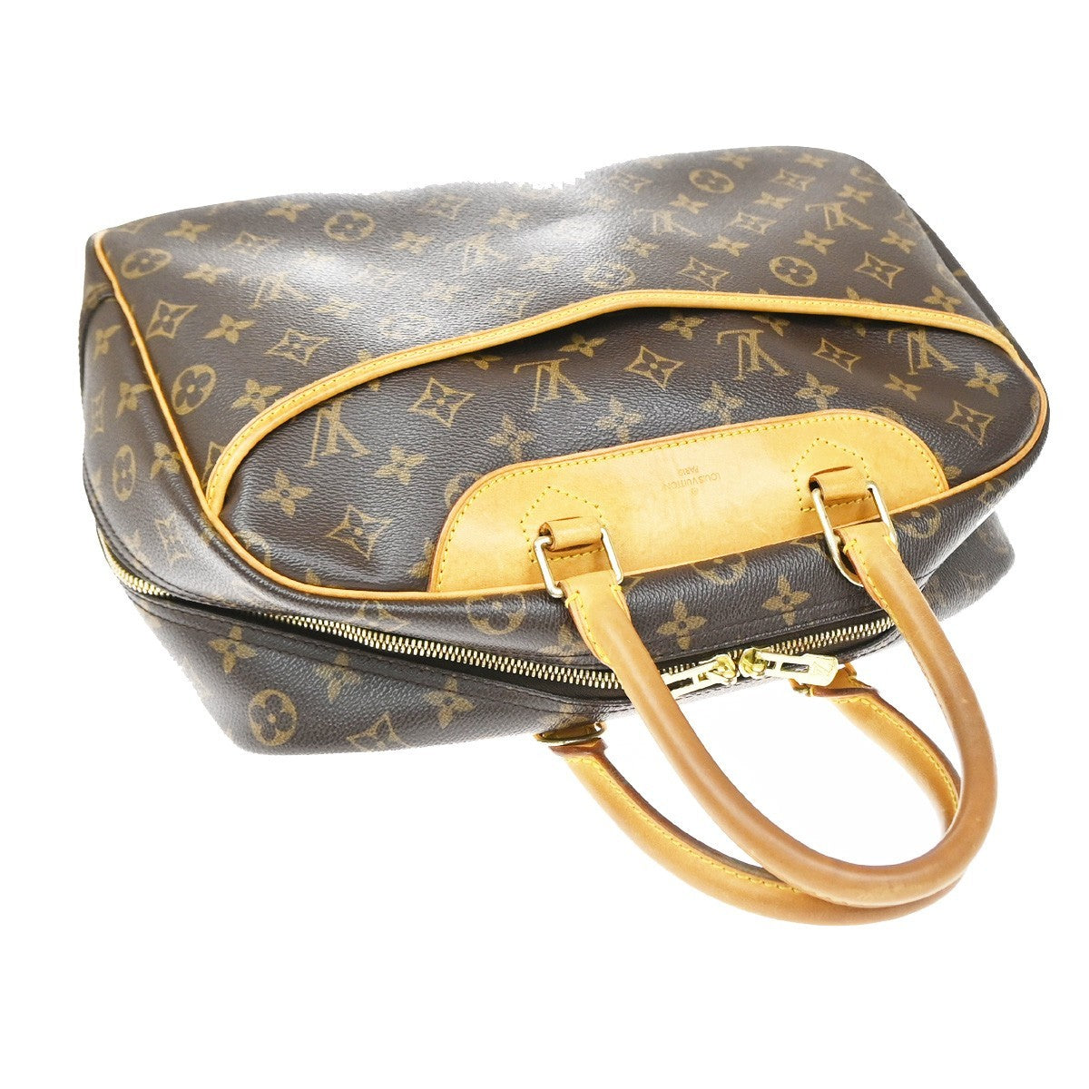 Louis Vuitton Trouville Monogram Canvas Brown Canvas Handbag (Pre-Owned)