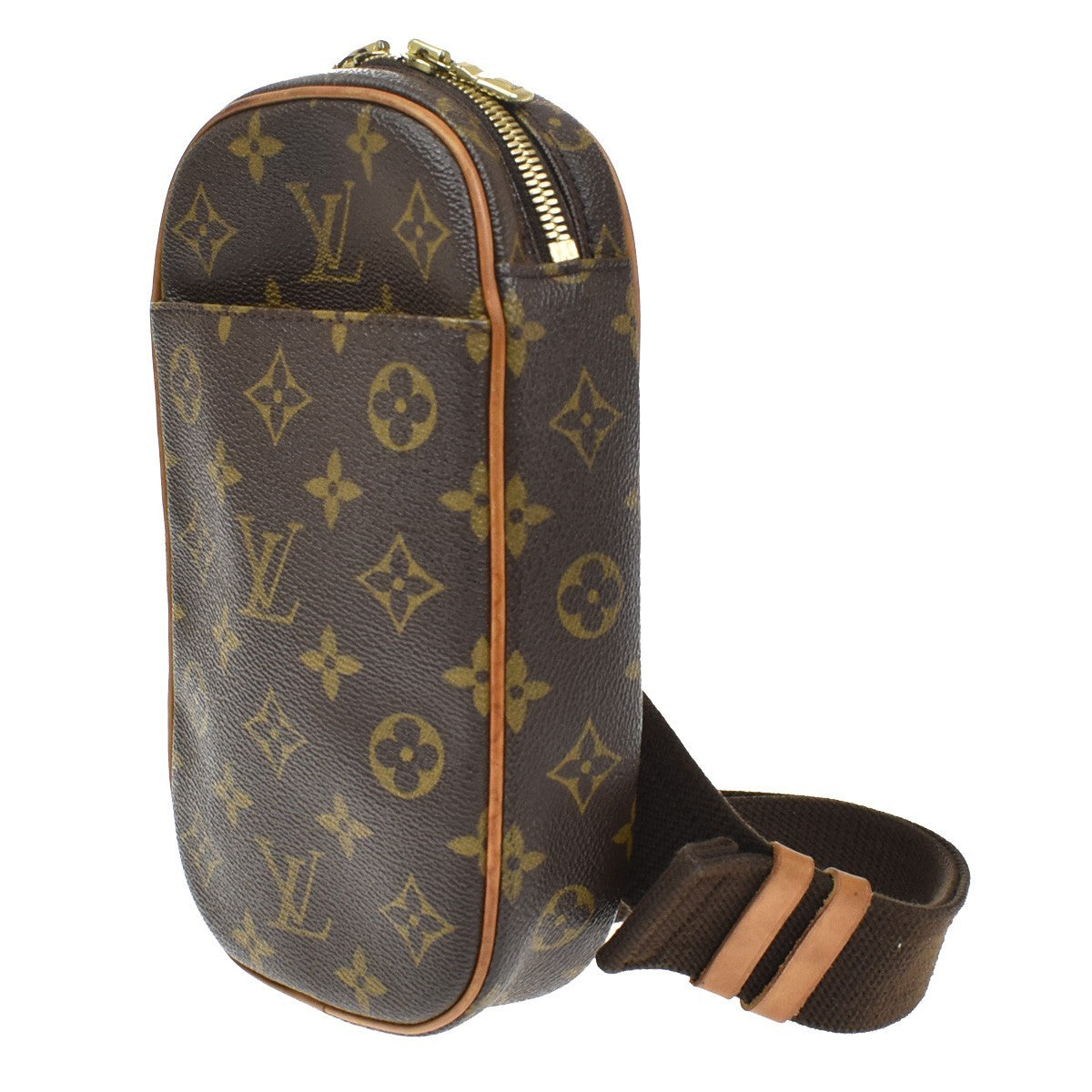 Louis Vuitton Pochette Gange Monogram Canvas Brown Canvas Clutche & Pouche Bag (Pre-Owned)