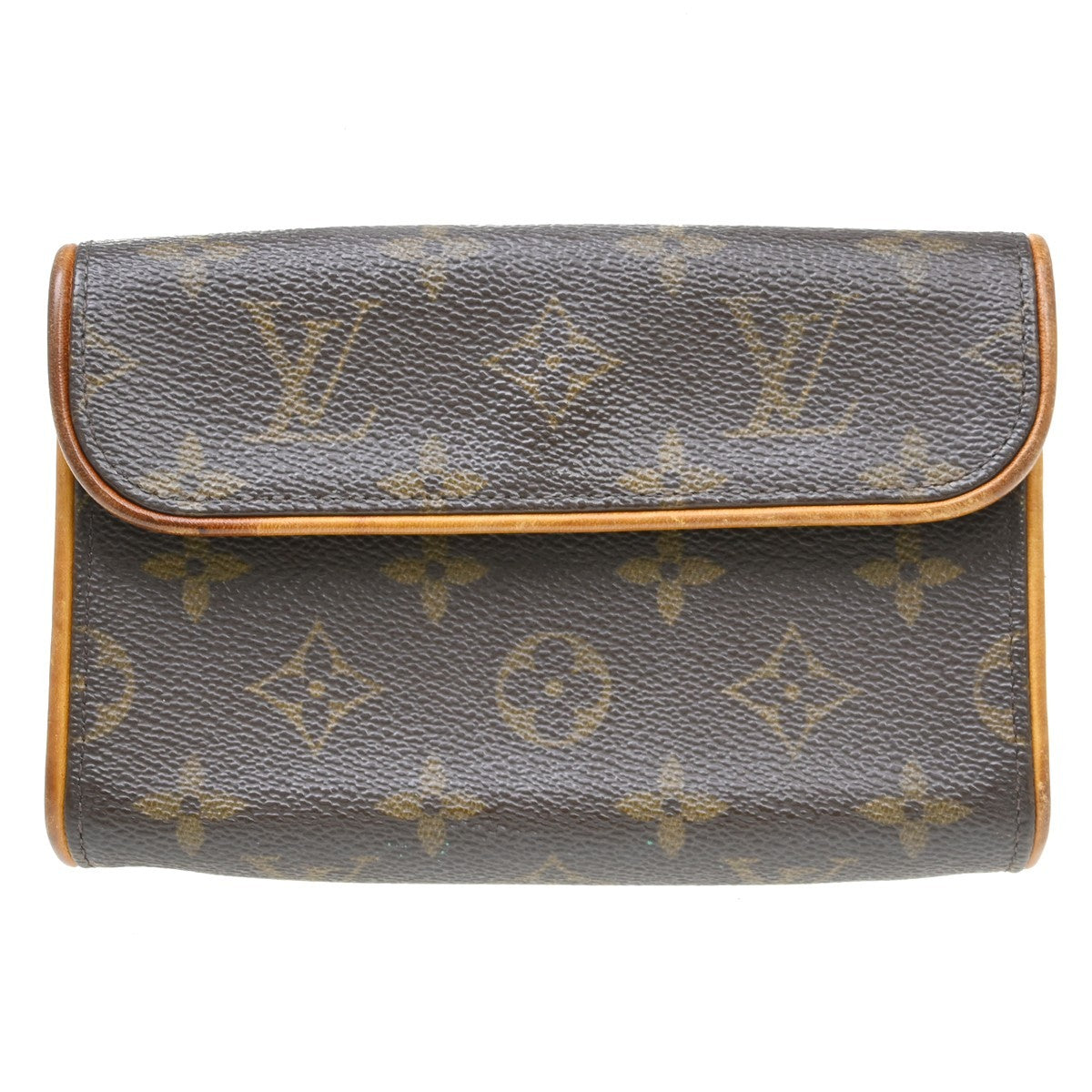 Louis Vuitton Florentine Waist Monogram Canvas Brown Canvas Clutche & Pouche Bag (Pre-Owned)
