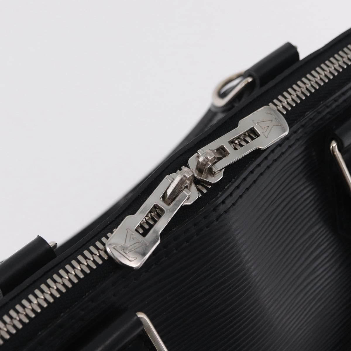Louis Vuitton Alma Epi Leather Black Leather Handbag (Pre-Owned)