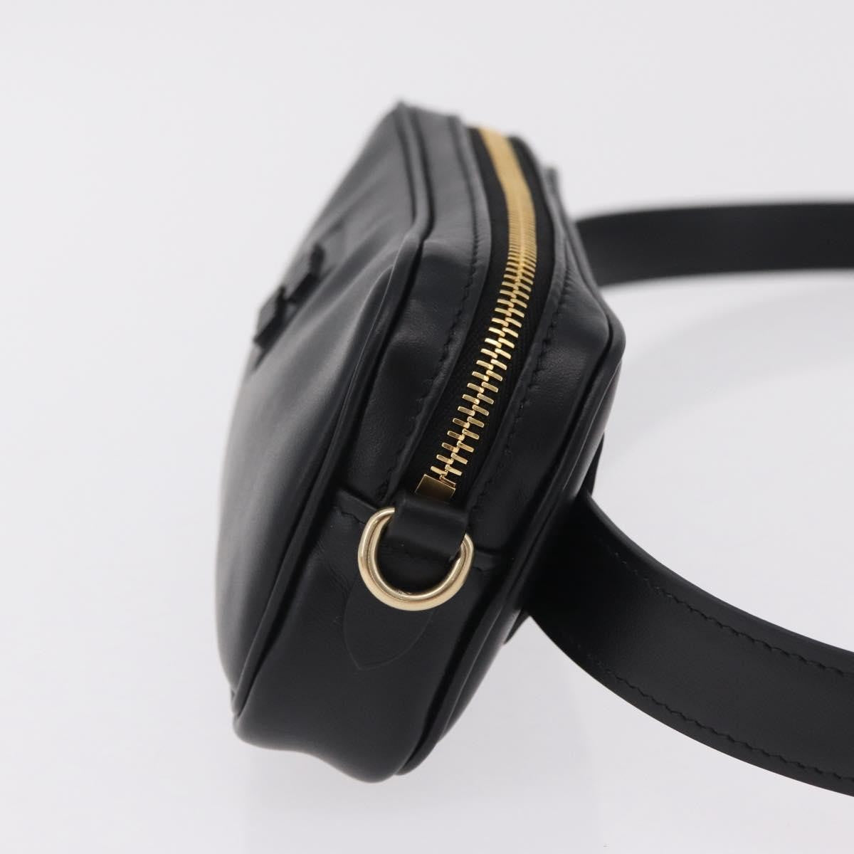 Miu Miu Arcadie Camera Leather Black Leather Handbag (Pre-Owned)