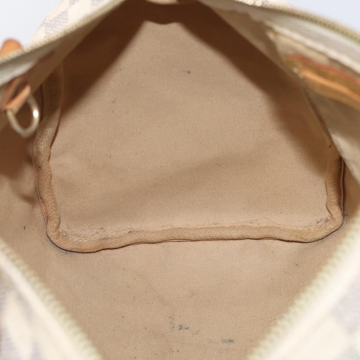 Louis Vuitton Speedy Damier White Canvas Handbag (Pre-Owned)