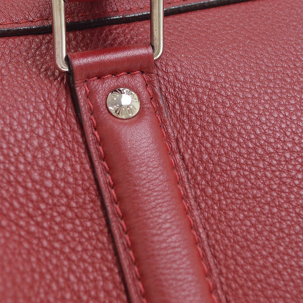 Louis Vuitton Sofia Coppola Sc Leather Red Leather Handbag (Pre-Owned)