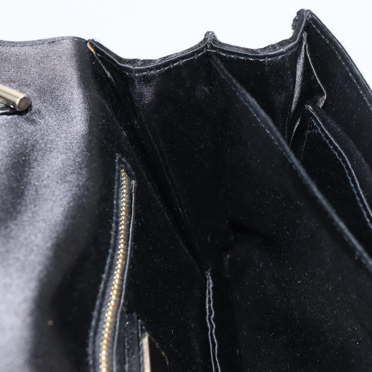 Givenchy Shoulder Satin Black Satin Shoulder Bag Bag (Pre-Owned)