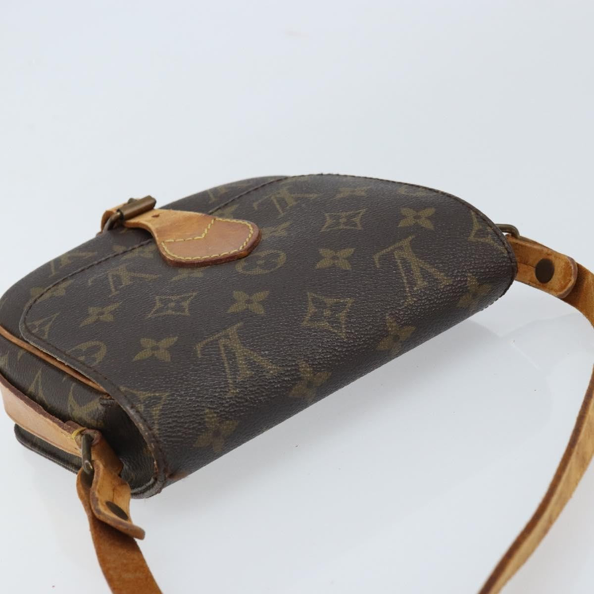 Louis Vuitton Cartouchiere Monogram Canvas Brown Canvas Shoulder Bag Bag (Pre-Owned)