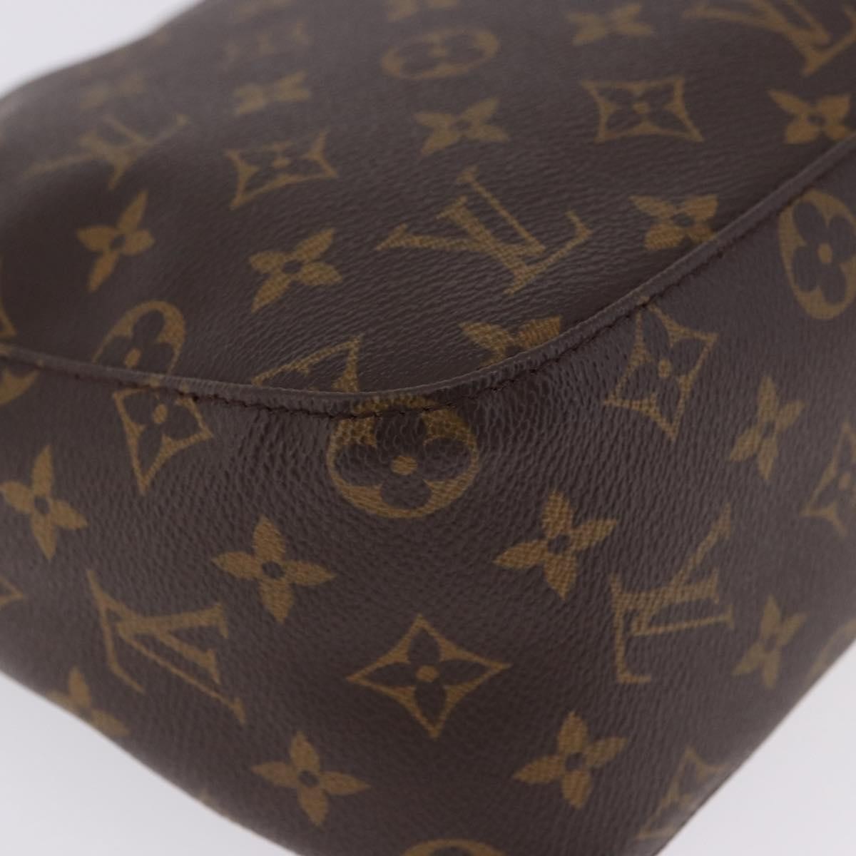 Louis Vuitton Looping Monogram Canvas Brown Canvas Handbag (Pre-Owned)