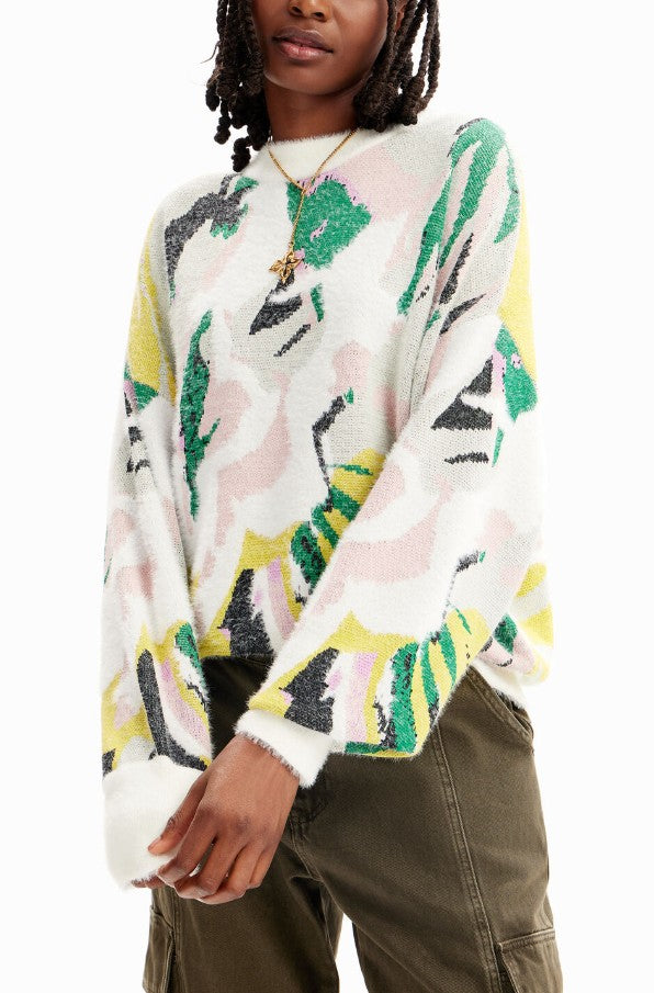 Desigual Oversized Arty Sweater
