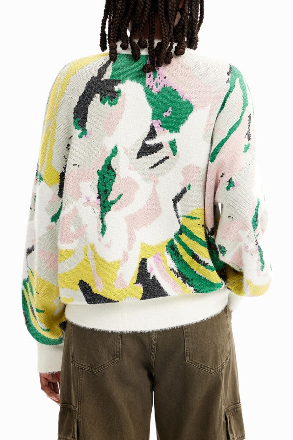 Desigual Oversized Arty Sweater
