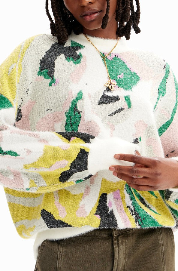 Desigual Oversized Arty Sweater