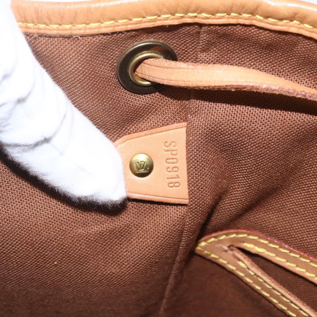 Louis Vuitton Vintage Montsouris Monogram Canvas Brown Canvas Backpack Bag (Pre-Owned)