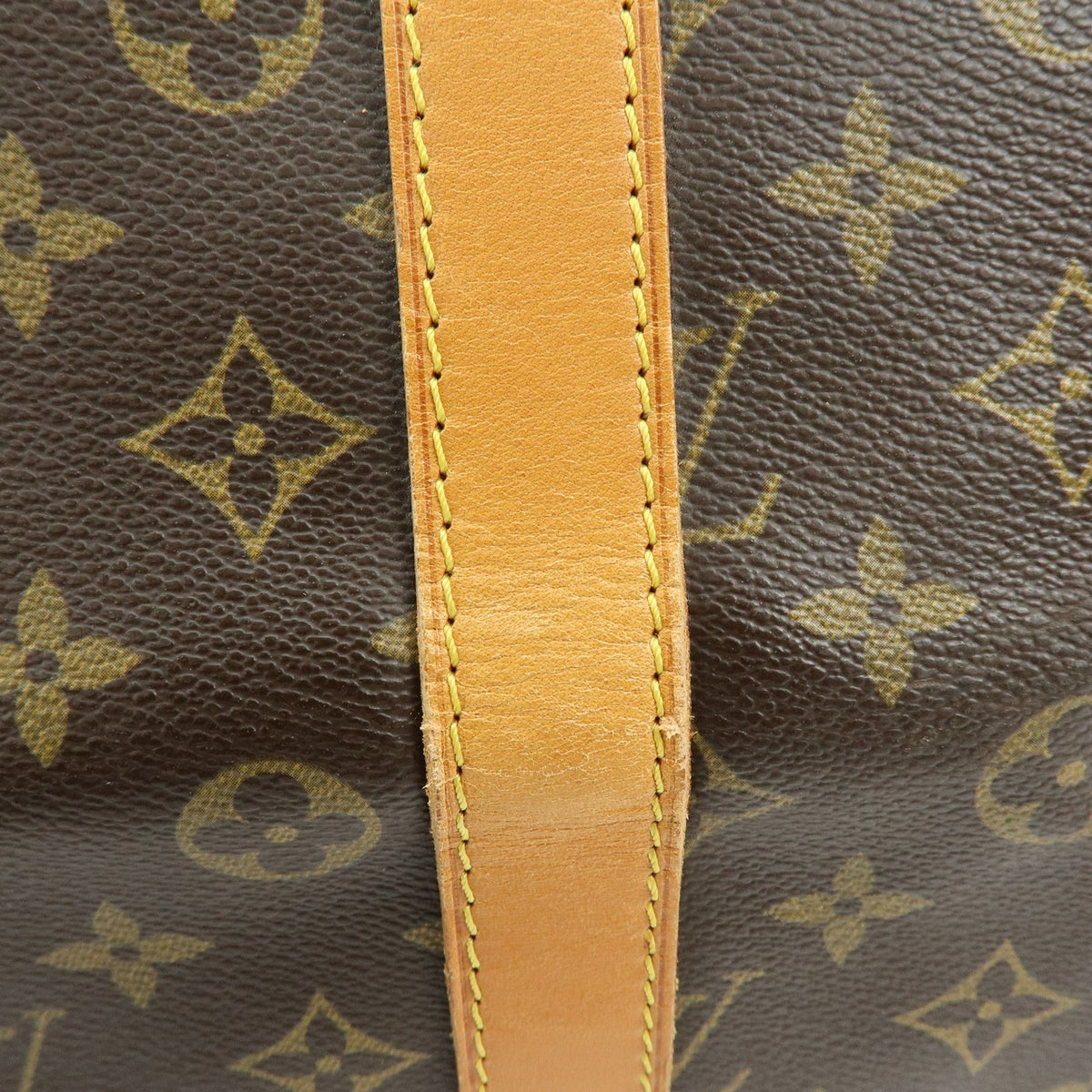 Louis Vuitton Keepall Bandouliere Monogram Canvas Brown Canvas Travel Bag Bag (Pre-Owned)