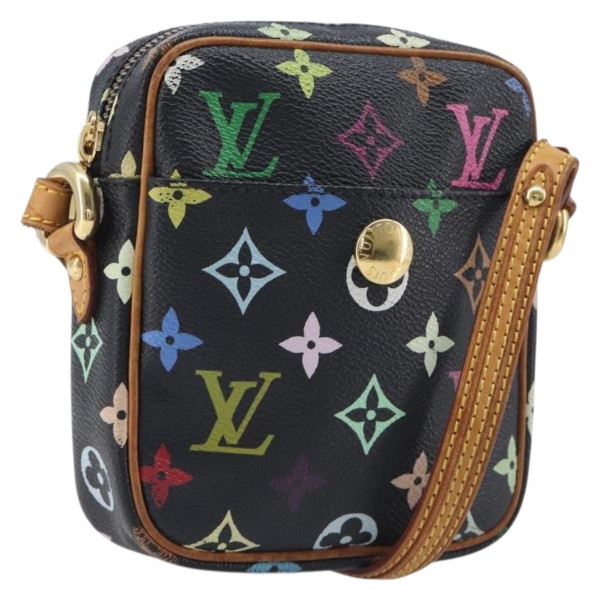 Louis Vuitton Rift Monogram Multicolor Black Canvas Shoulder Bag Bag (Pre-Owned)
