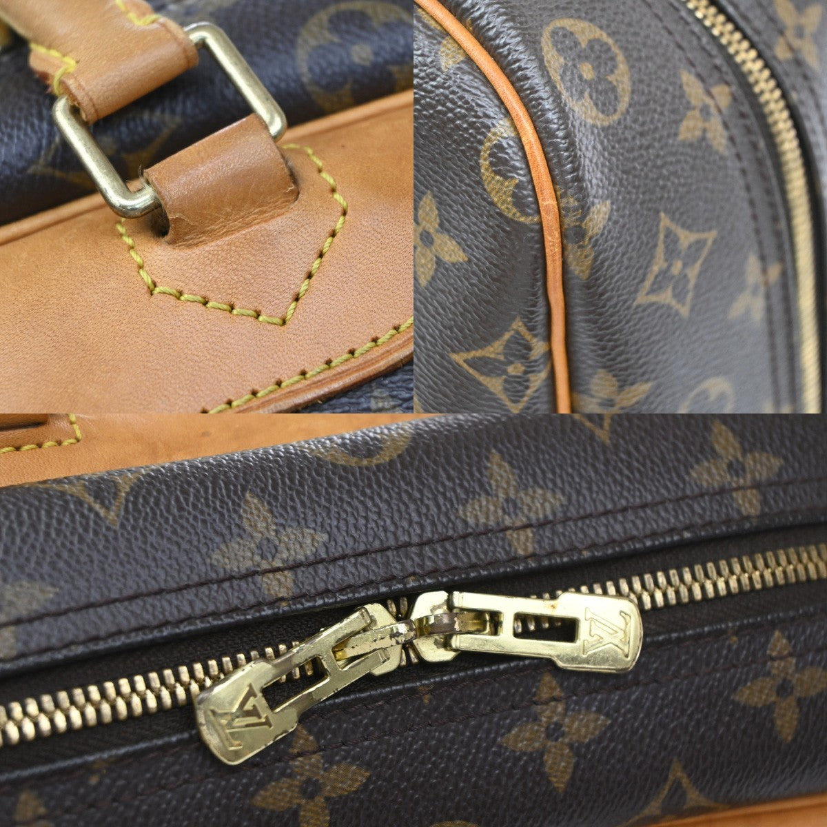 Louis Vuitton Trouville Monogram Canvas Brown Canvas Handbag (Pre-Owned)