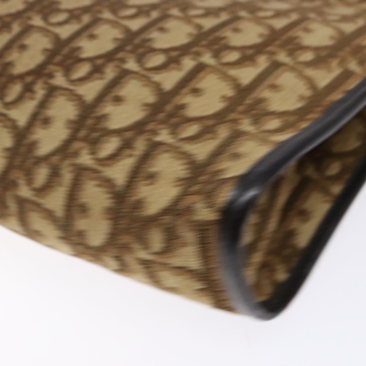 Christian Dior Vintage Trotter Canvas Brown Canvas Bag (Pre-Owned)