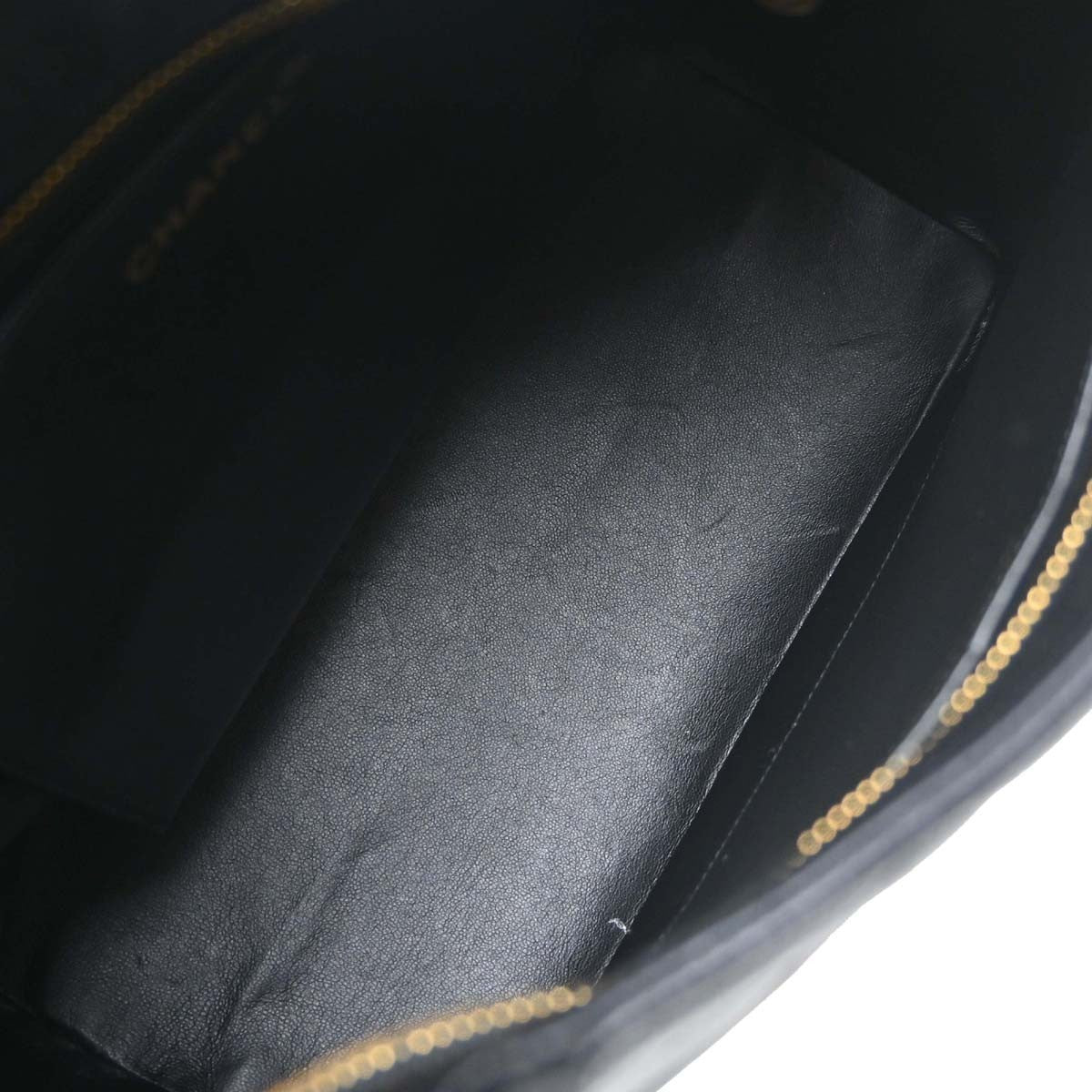 Chanel Medallion Quilted Caviar Black Leather Tote Bag Bag (Pre-Owned)