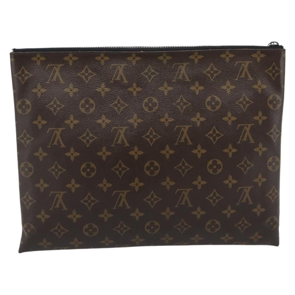Louis Vuitton Solar Ray A4 Monogram Canvas Brown Canvas Clutche & Pouche Bag (Pre-Owned)