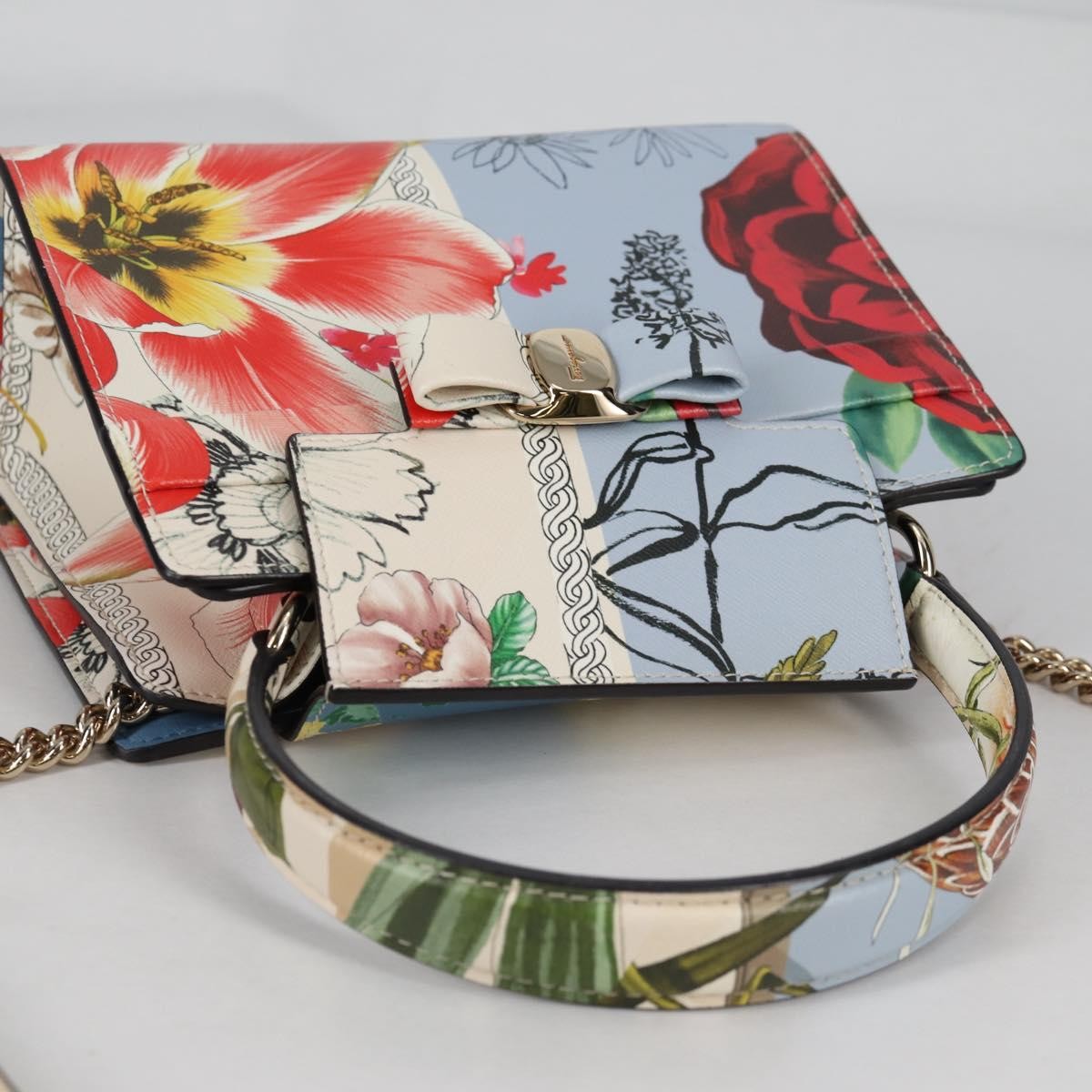 Salvatore Ferragamo Vala Leather Multicolour Leather Handbag (Pre-Owned)