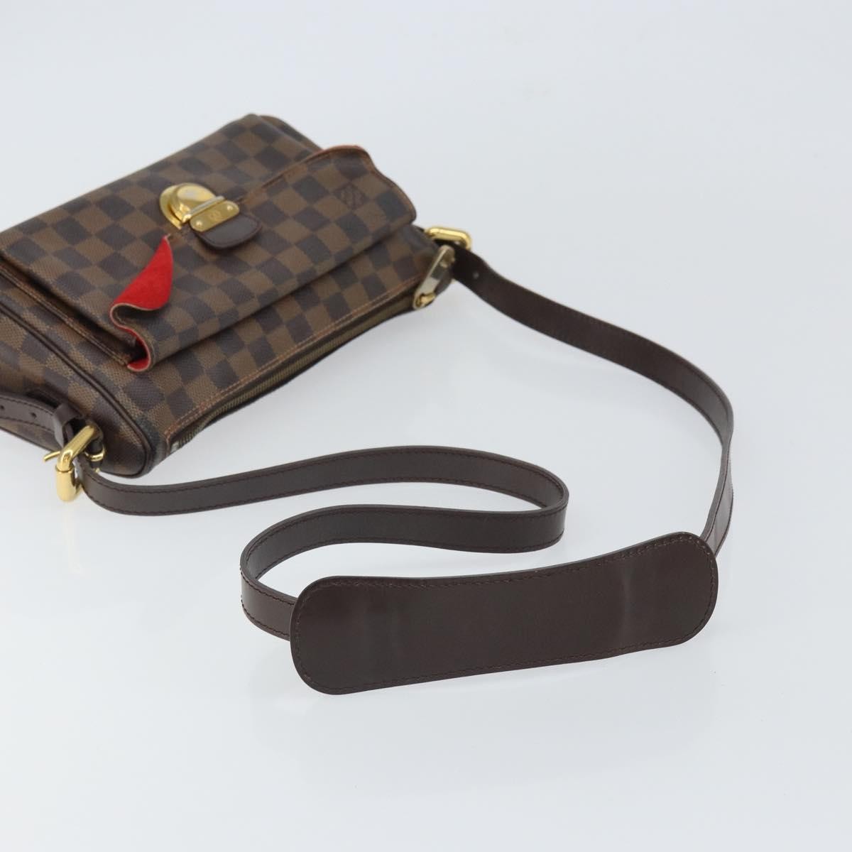 Louis Vuitton Ravello Damier Ebene Brown Canvas Shoulder Bag Bag (Pre-Owned)