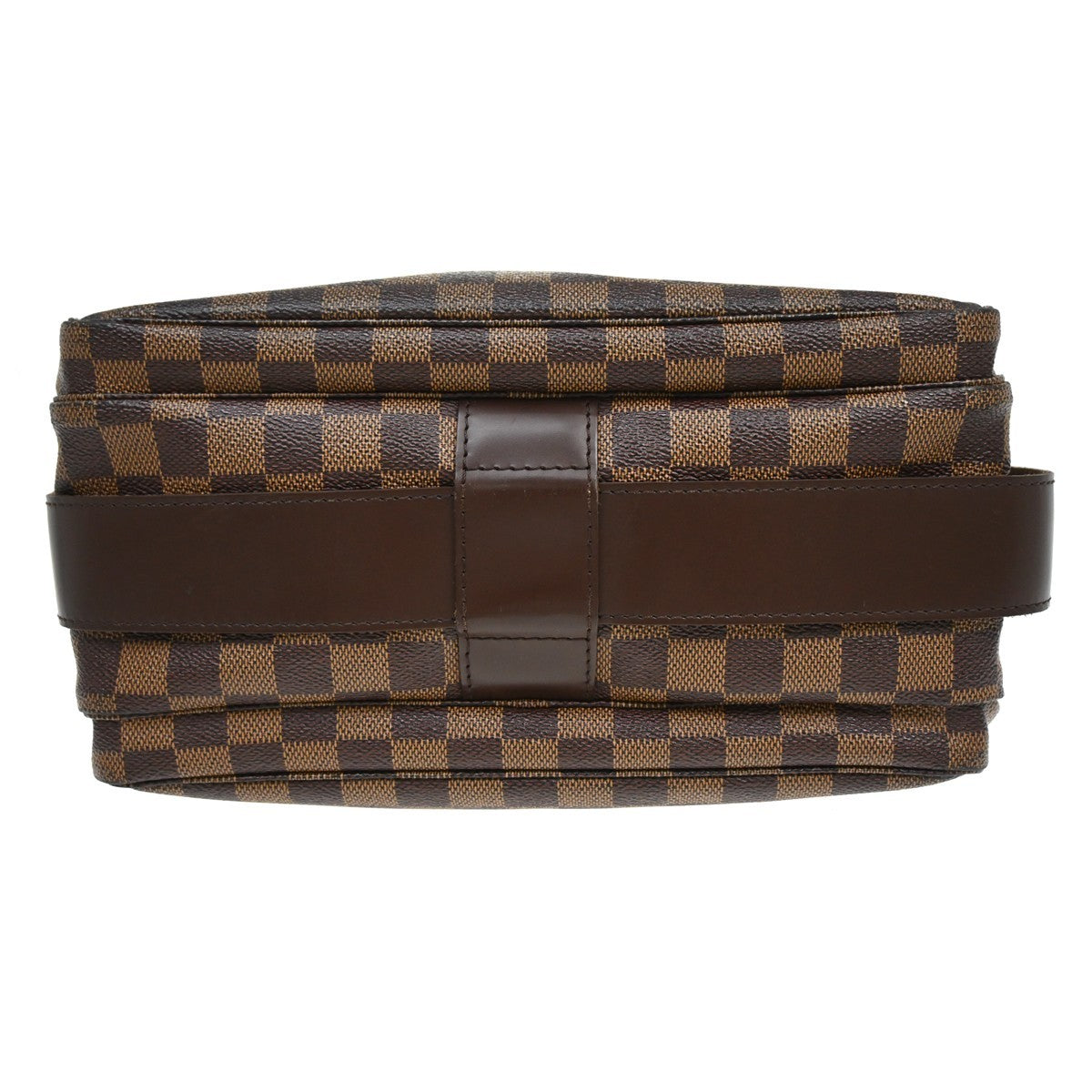Louis Vuitton Naviglio Damier Ebene Brown Canvas Shoulder Bag Bag (Pre-Owned)