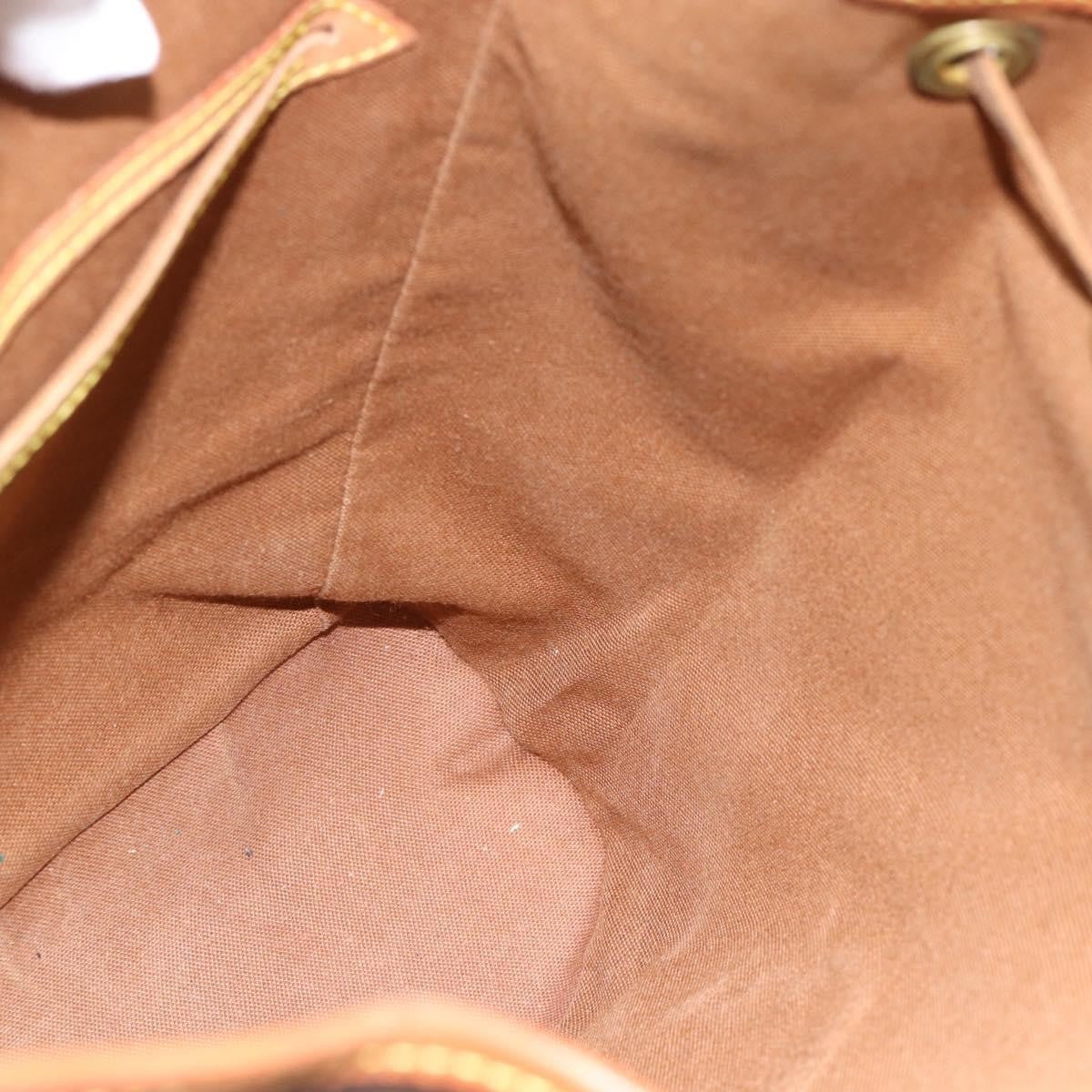 Louis Vuitton Vintage Montsouris Monogram Canvas Brown Canvas Backpack Bag (Pre-Owned)