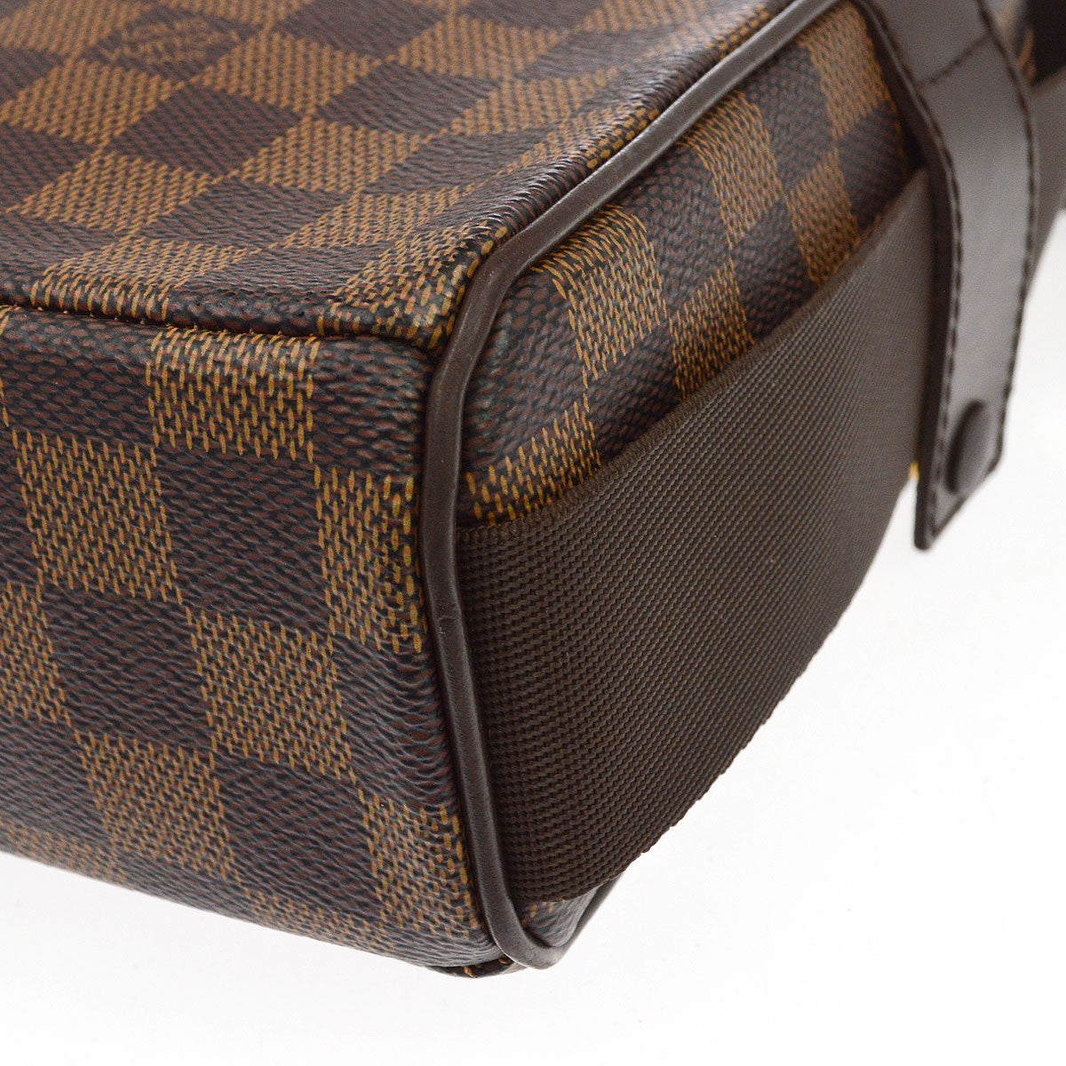 Louis Vuitton Olav Damier Ebene Brown Canvas Shoulder Bag Bag (Pre-Owned)