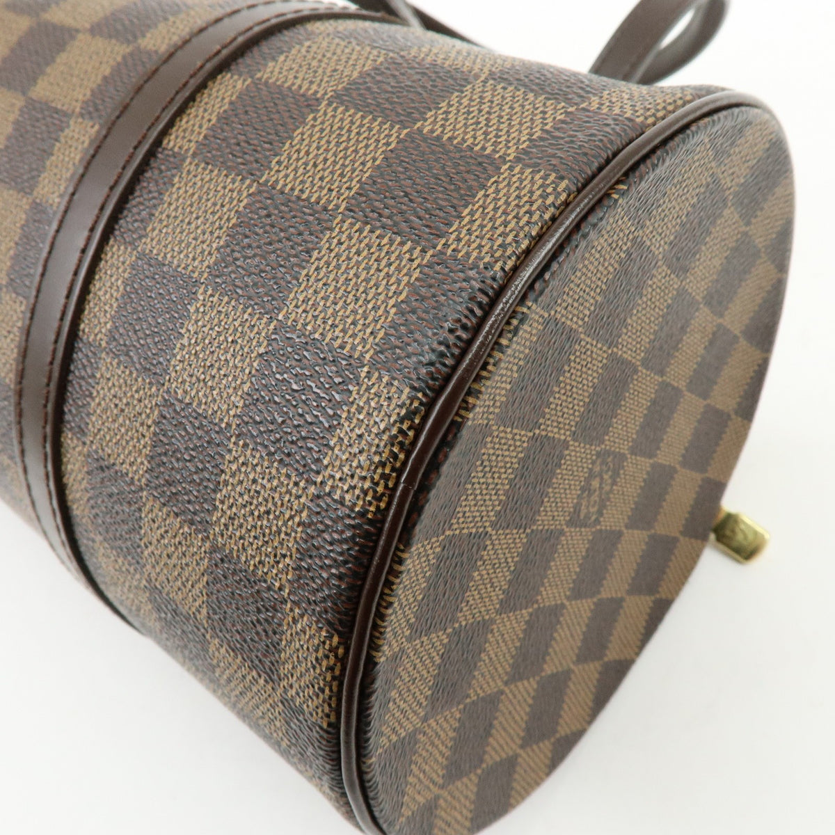 Louis Vuitton Papillon Damier Ebene Brown Canvas Handbag (Pre-Owned)