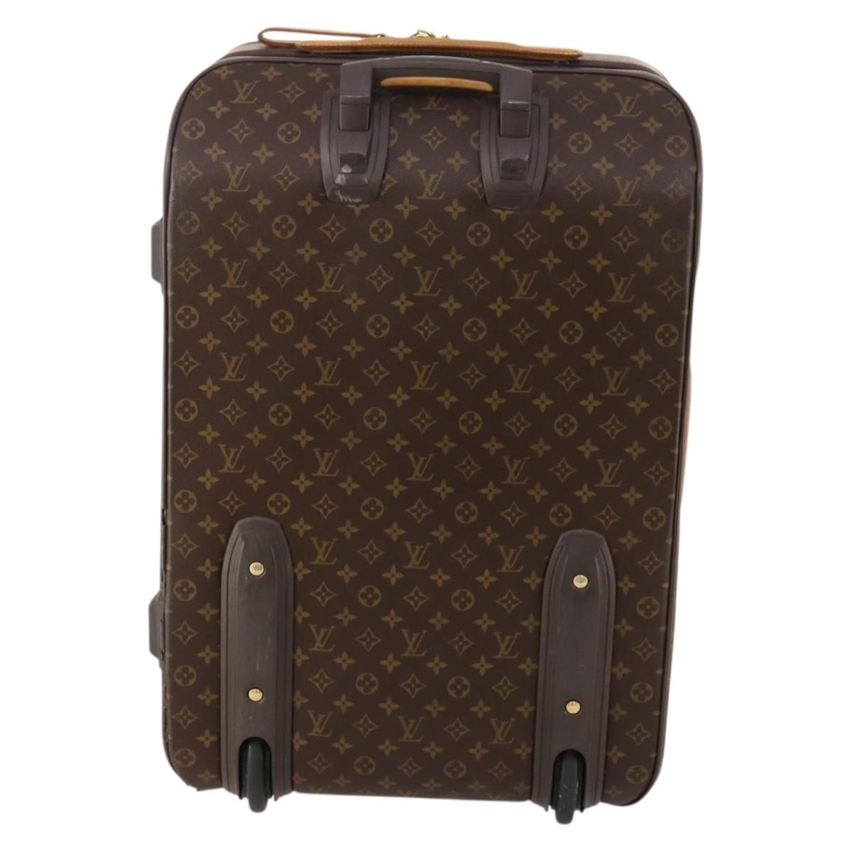 Louis Vuitton Pegase Luggage Monogram Canvas Brown Canvas Travel Bag Bag (Pre-Owned)