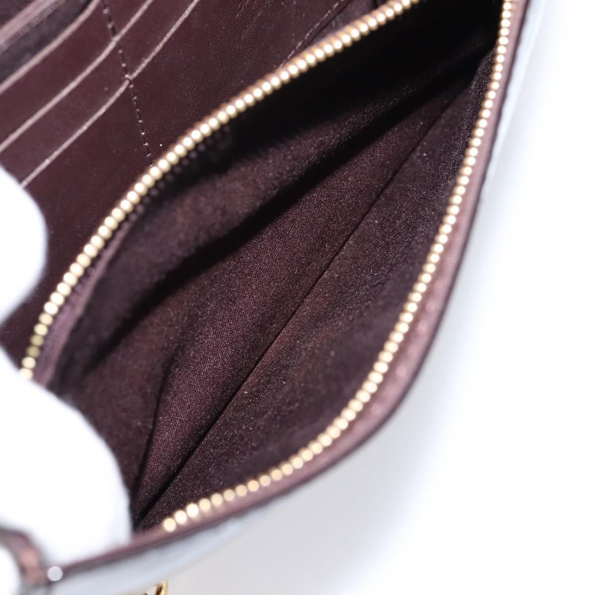 Louis Vuitton Bel Air Pochette Monogram Vernis Burgundy Patent_Leather Clutche & Pouche Bag (Pre-Owned)