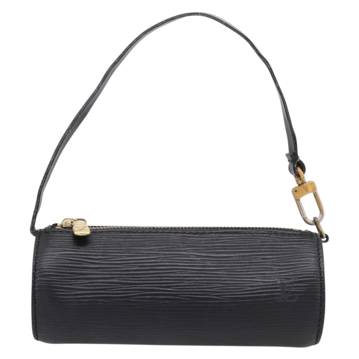 Louis Vuitton Soufflot Pochette Epi Leather Black Leather Clutche & Pouche Bag (Pre-Owned)