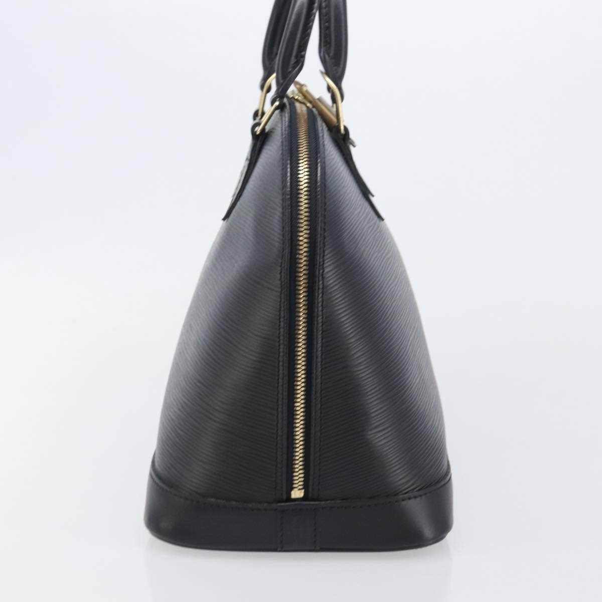 Louis Vuitton Vintage Alma Epi Leather Black Leather Handbag (Pre-Owned)