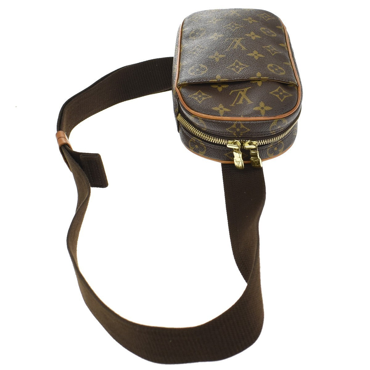 Louis Vuitton Pochette Gange Monogram Canvas Brown Canvas Clutche & Pouche Bag (Pre-Owned)