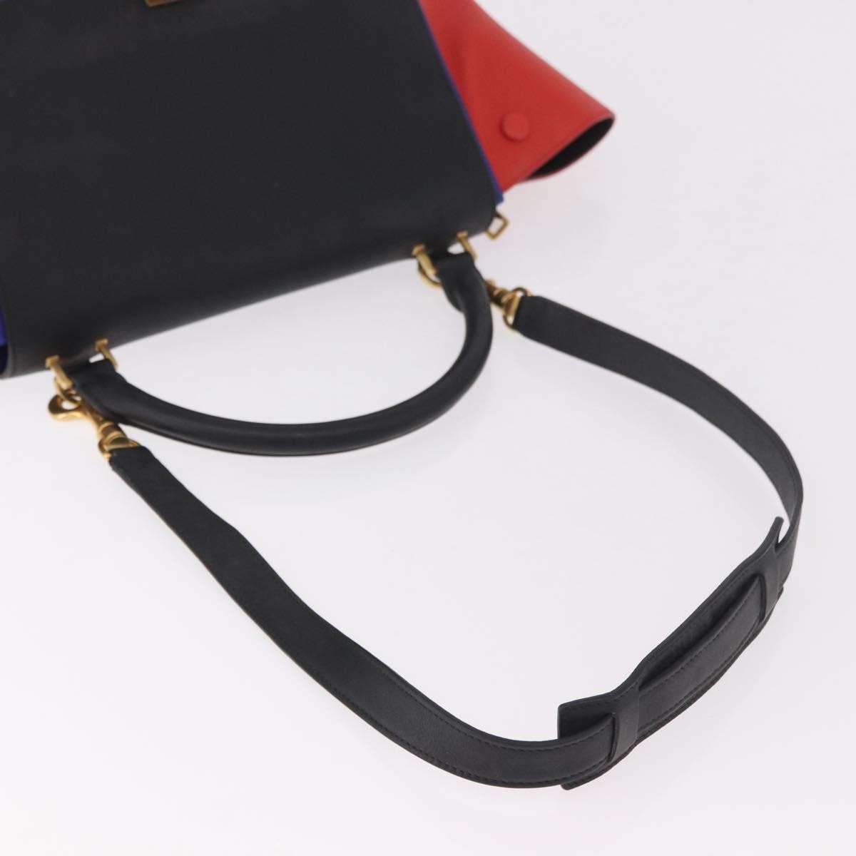 Celine Tricolor Trapeze Leather Multicolour Leather Handbag (Pre-Owned)