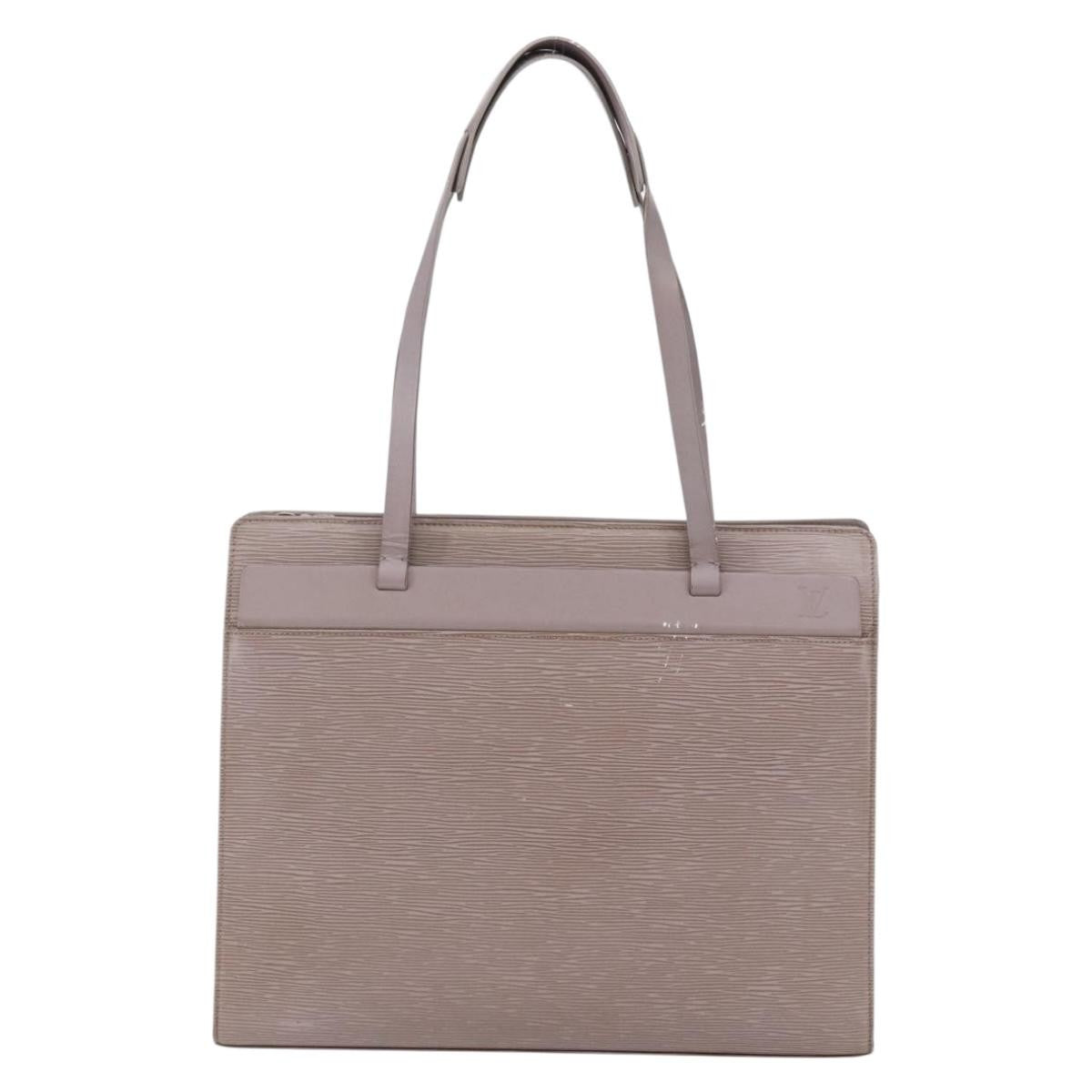 Louis Vuitton Croisette Epi Leather Purple Leather Tote Bag Bag (Pre-Owned)