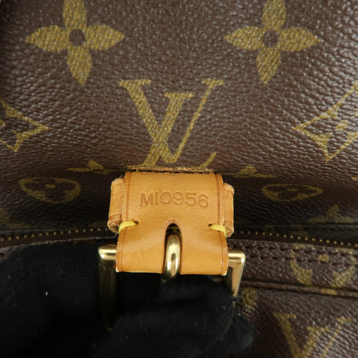 Louis Vuitton Vintage Montsouris Monogram Canvas Brown Canvas Backpack Bag (Pre-Owned)