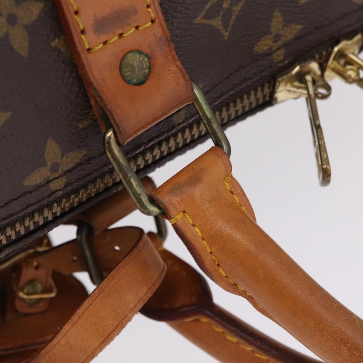 Louis Vuitton Keepall Monogram Canvas Brown Canvas Travel Bag Bag (Pre-Owned)