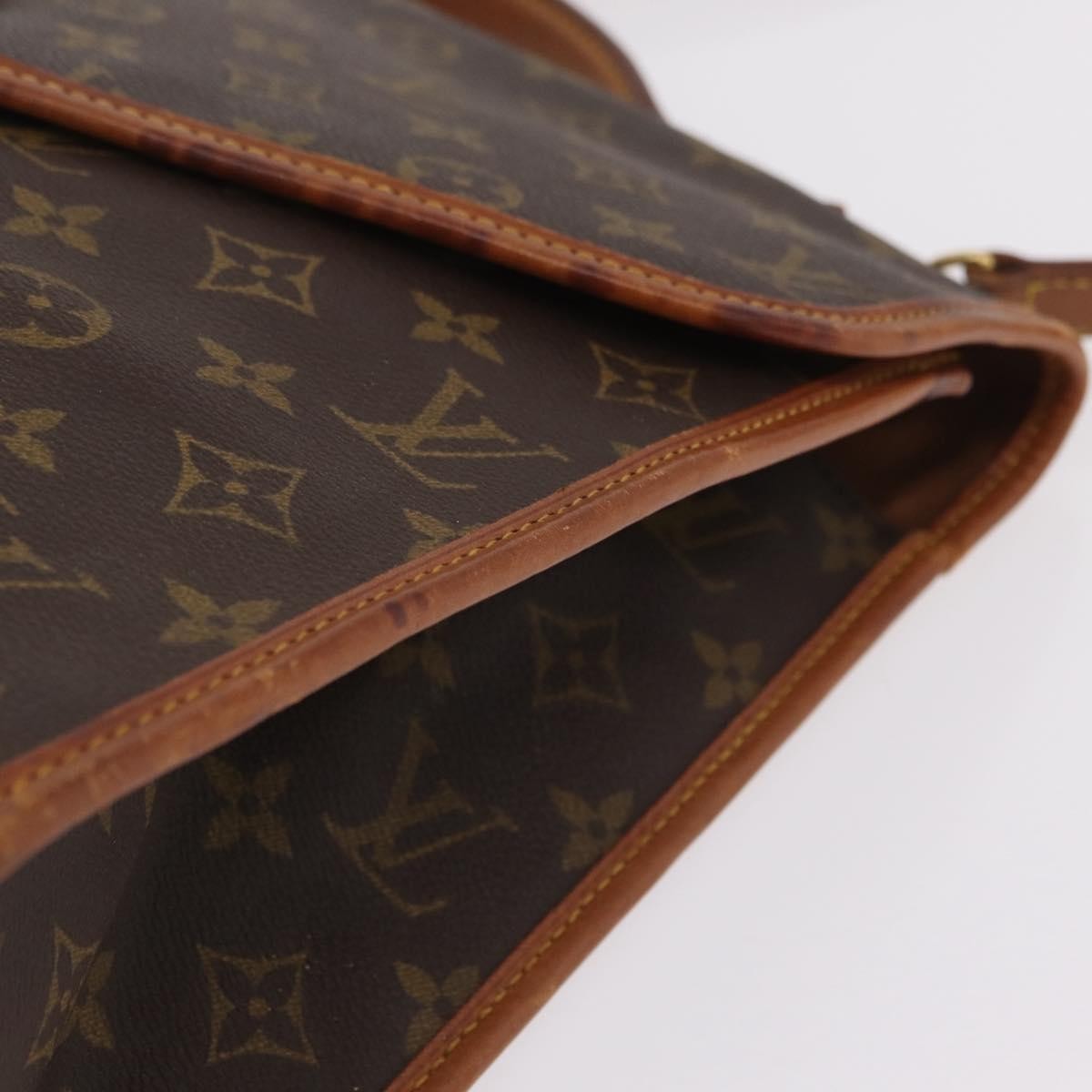 Louis Vuitton Beverly Monogram Canvas Brown Canvas Briefcase Bag (Pre-Owned)