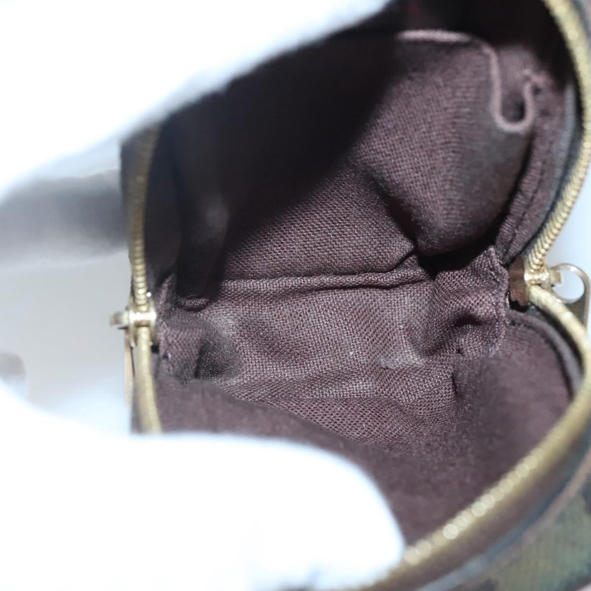 Louis Vuitton Etui Okapi Camera Case Damier Ebene Brown Canvas Bag (Pre-Owned)