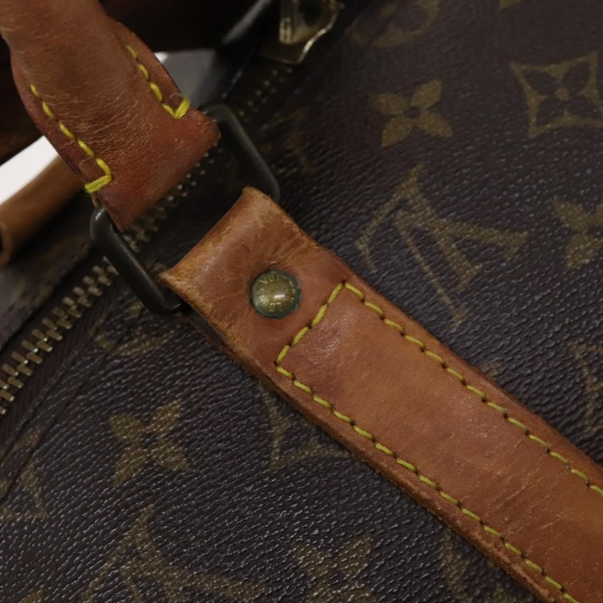 Louis Vuitton Keepall Monogram Canvas Brown Canvas Travel Bag Bag (Pre-Owned)