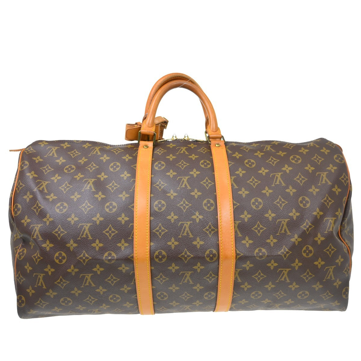 Louis Vuitton Keepall Monogram Canvas Brown Canvas Travel Bag Bag (Pre-Owned)
