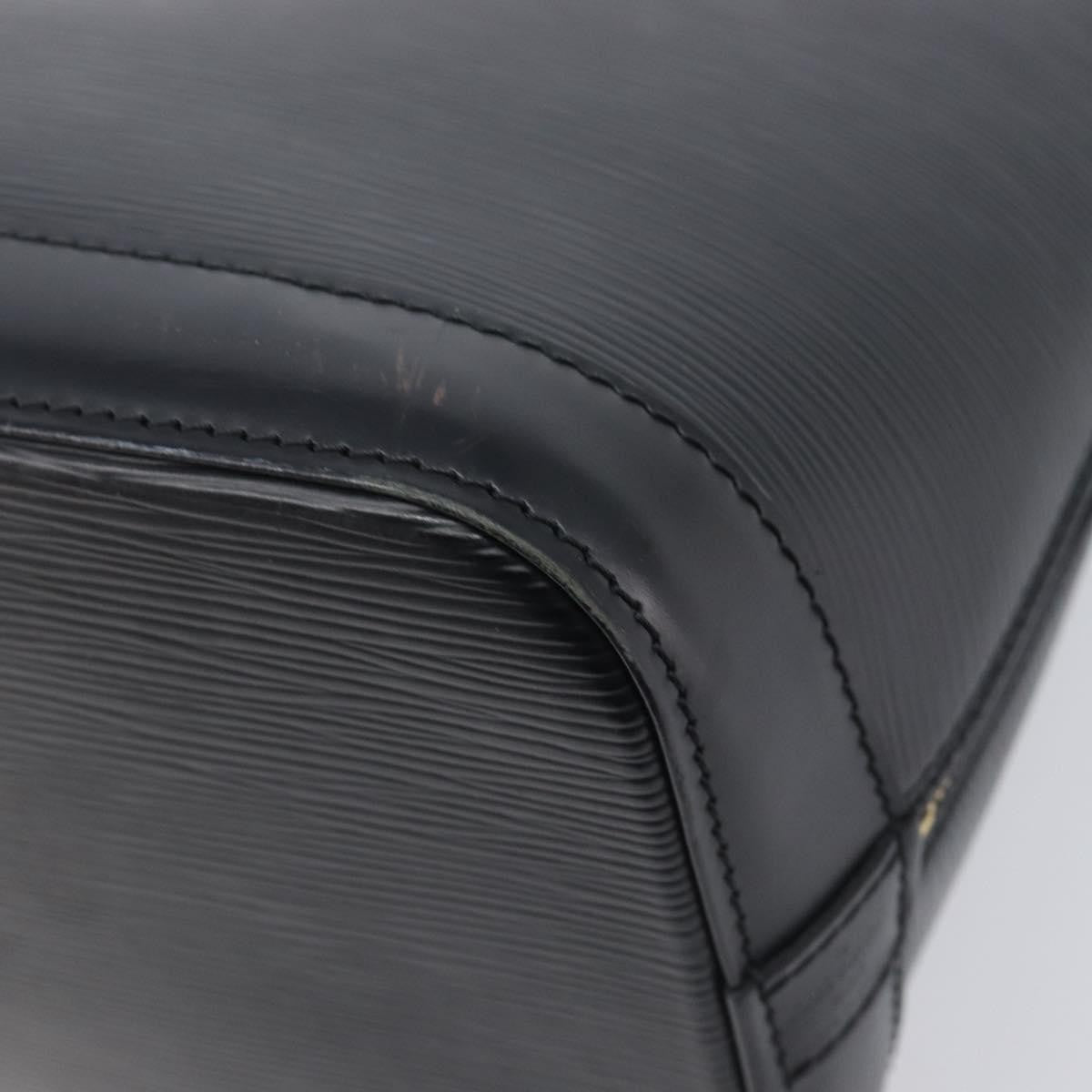 Louis Vuitton Vintage Alma Epi Leather Black Leather Handbag (Pre-Owned)