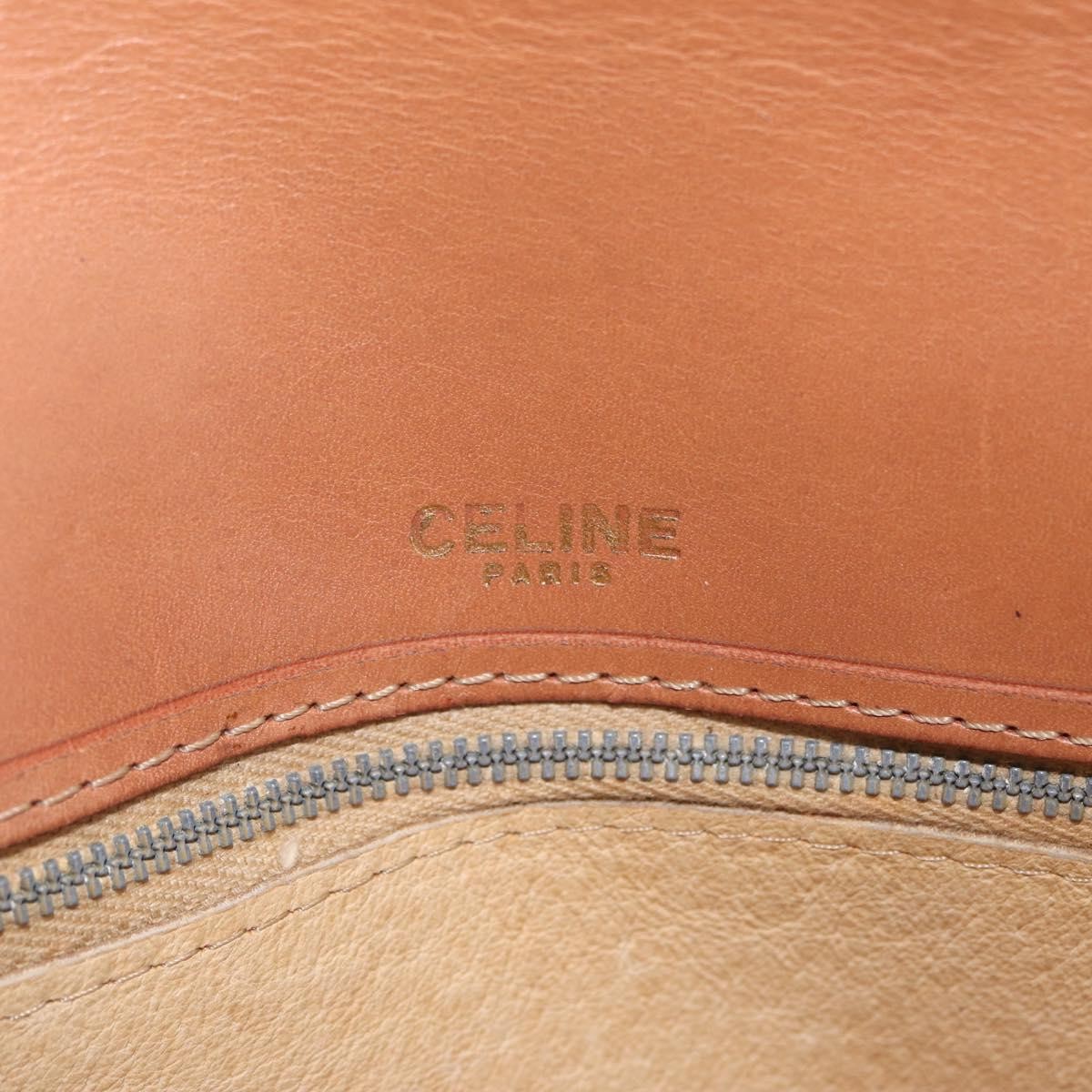 Celine Macadam Shoulder Canvas Brown Canvas Crossbody Bag Bag (Pre-Owned)