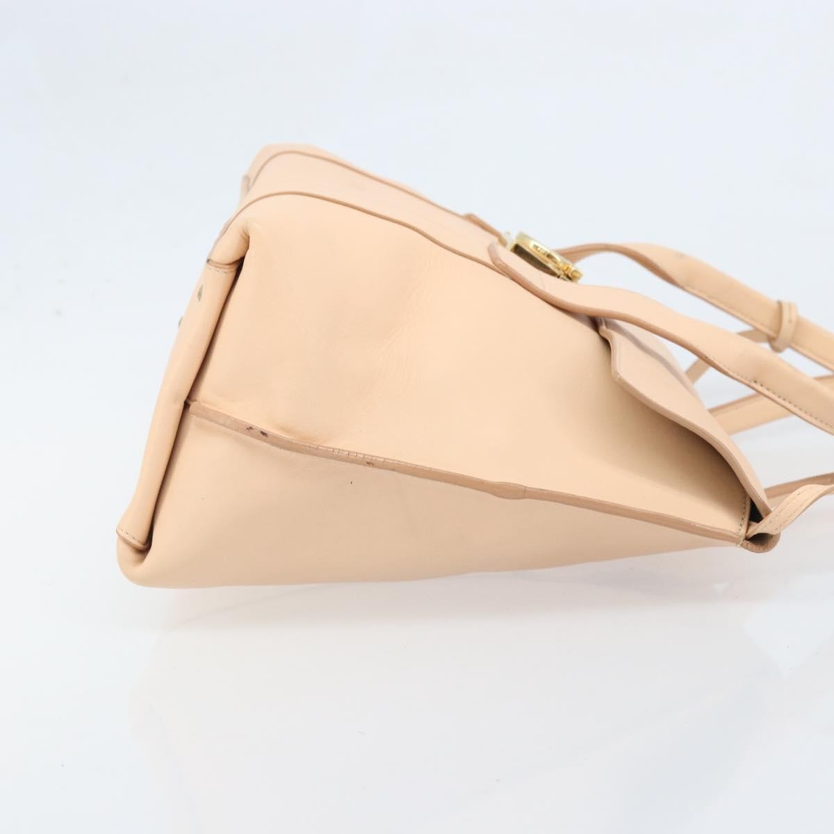 Salvatore Ferragamo Sookie Satchel Leather Pink Leather Handbag (Pre-Owned)