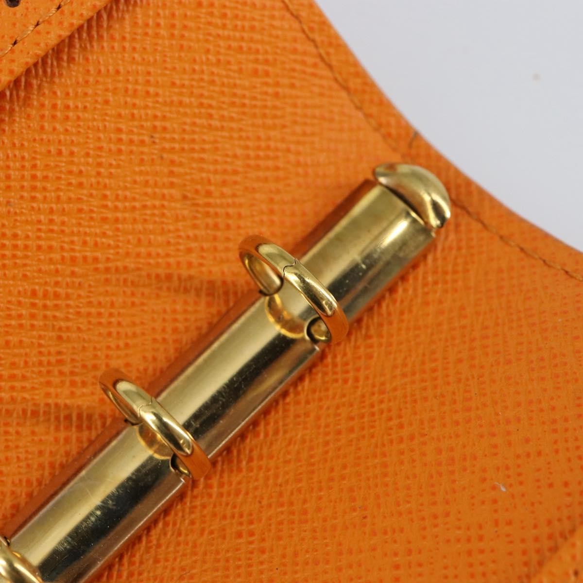 Louis Vuitton Agenda Cover Epi Leather Orange Leather Wallets Accessory (Pre-Owned)