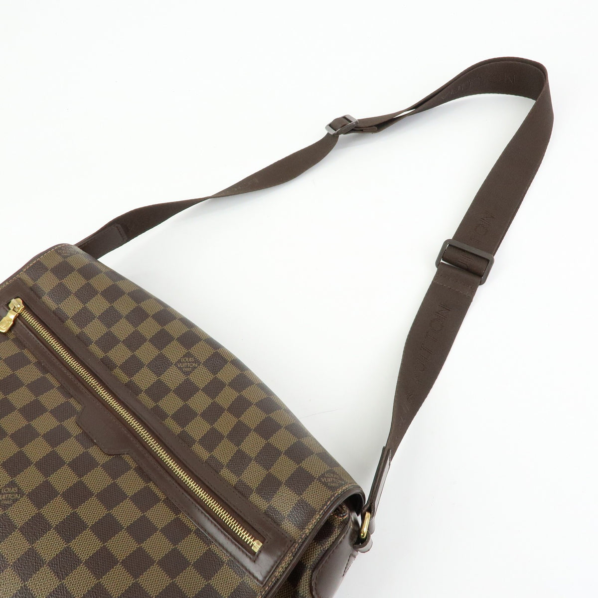 Louis Vuitton Spencer Messenger Damier Brown Canvas Handbag (Pre-Owned)